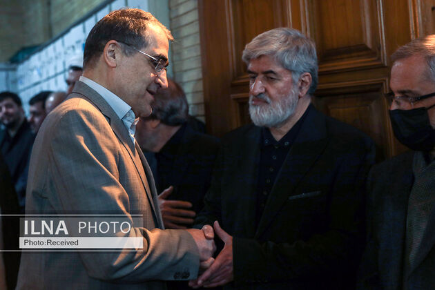 مراسم همسر شهید مطهری
