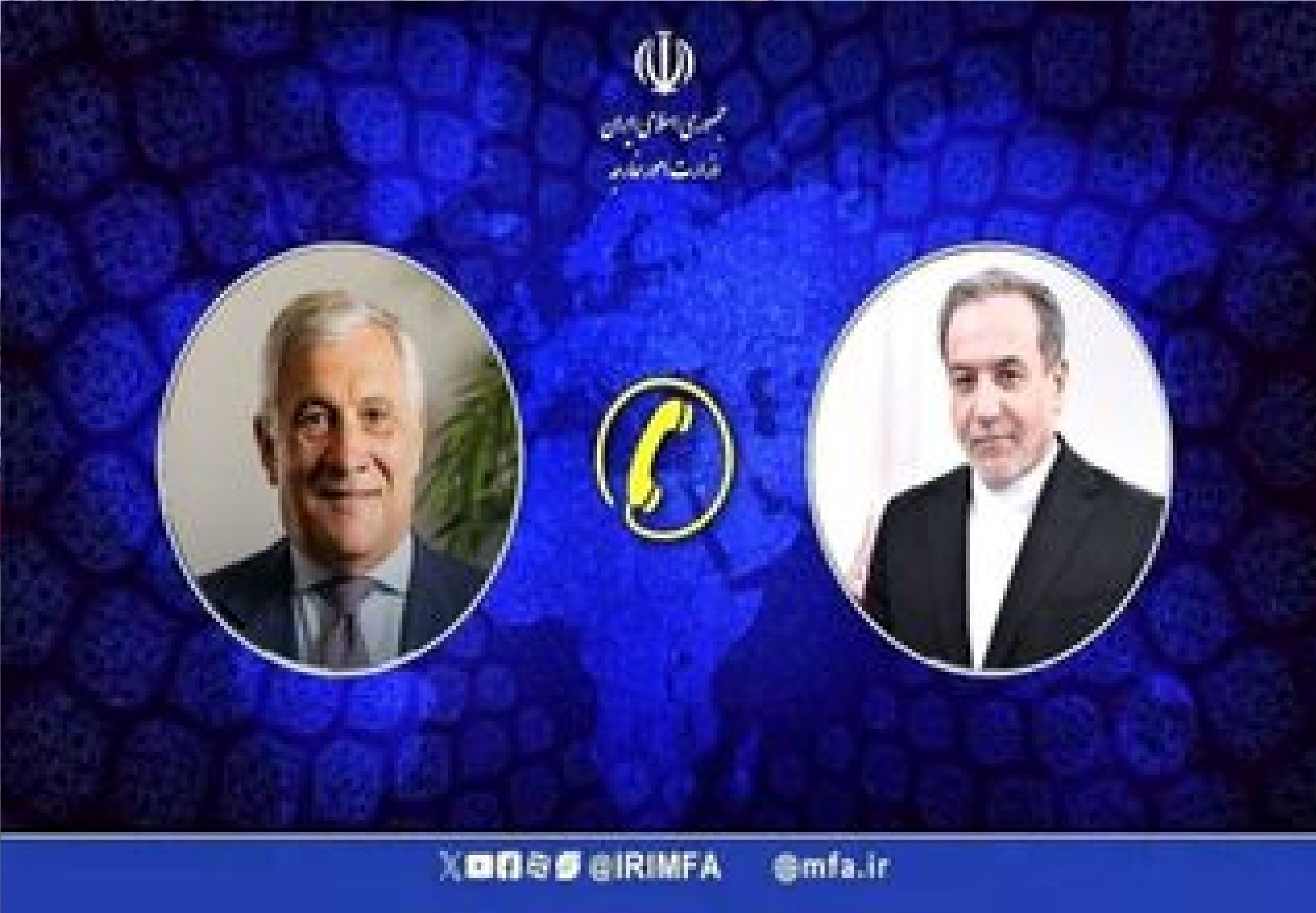 پاسخ عراقچی به تماس تلفنی وزیر خارجه ایتالیا
