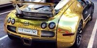 خودرویی از جنس طلا که چشم‌ها را خیره می‌کند +تصاویر