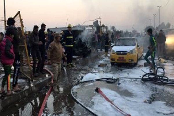 انفجار خودروی بمب گذاری شده در اربیل عراق