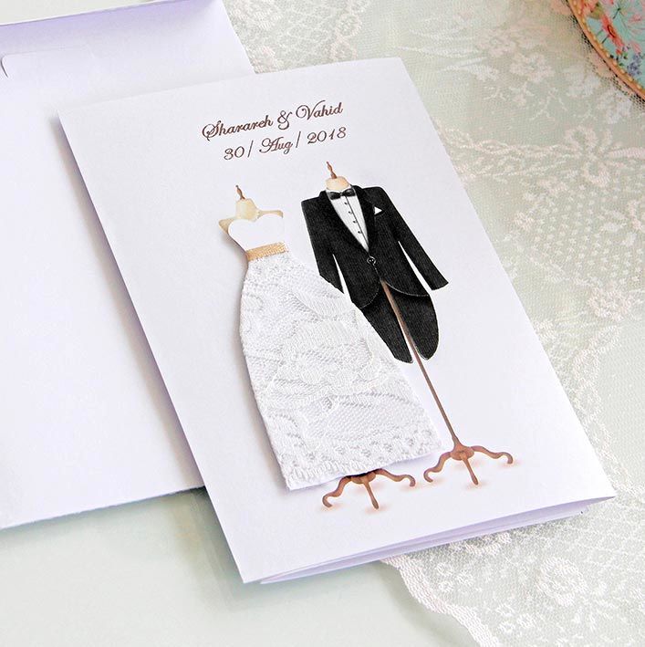 عکس و نام دو عروس در کارت عروسی مهمانان را شوکه کرد
