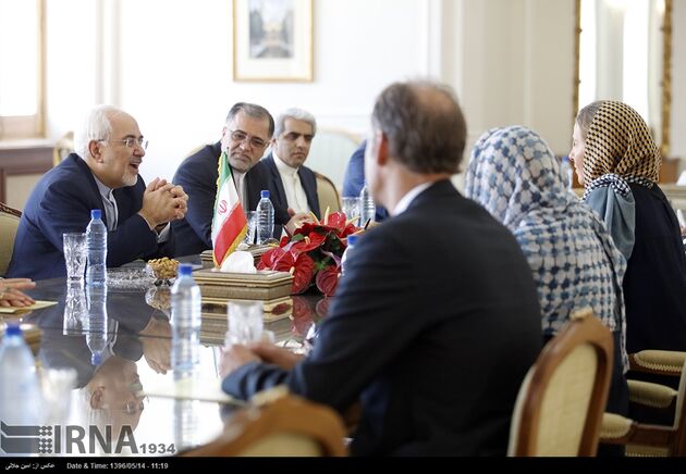 تصاویر دیدار ظریف و موگرینی در تهران