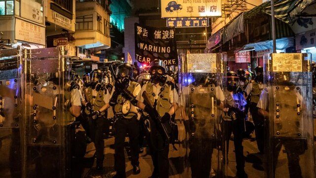 بالا گرفتن تنش بین چین و آمریکا در هنگ‌کنگ