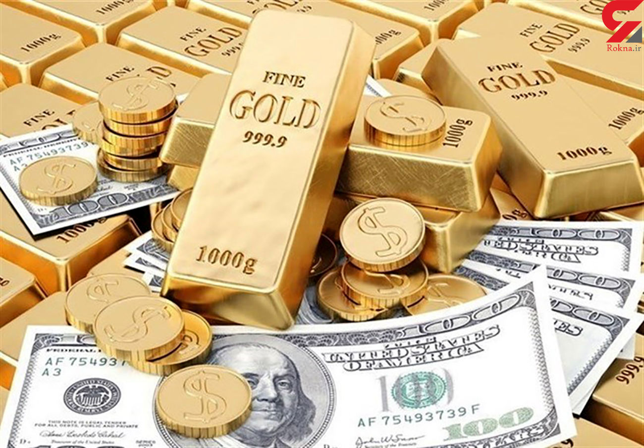 طلا صعودی شد/ دلار افت کرد