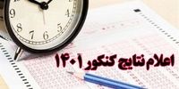 زمان اعلام نتیجه نهایی کنکور 1401 مشخص شد