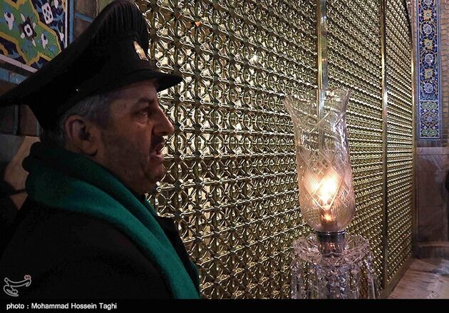 شام غریبان امام رضا (ع) در حرم رضوی