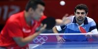 ایران شکست خورد/برنز برای مردان تنیس روی میز