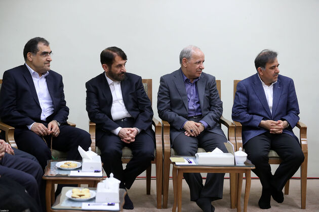 دیدار هیئت دولت با رهبری