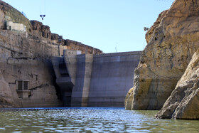 آبگیری سد جیرفت پس از بارش‌های اخیر