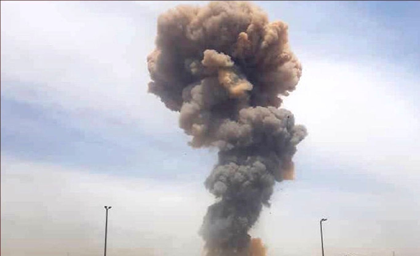 صدای انفجارهای پیاپی در کرج  شنیده شد