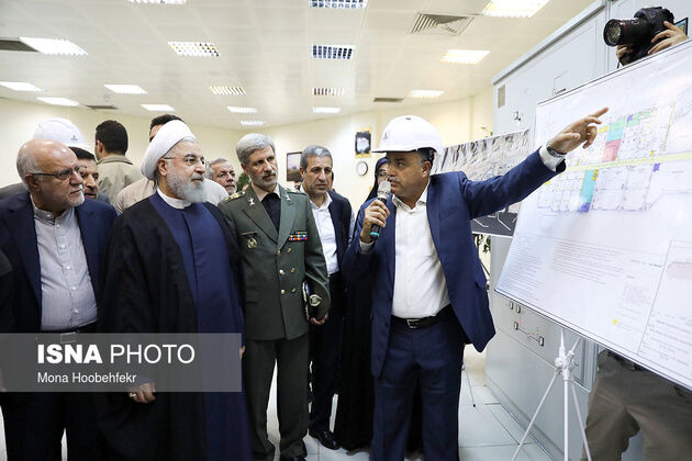 روحانی در عسلویه