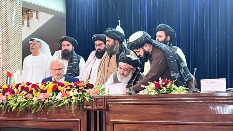 قرارداد جدید بین امارات و طالبان امضا شد