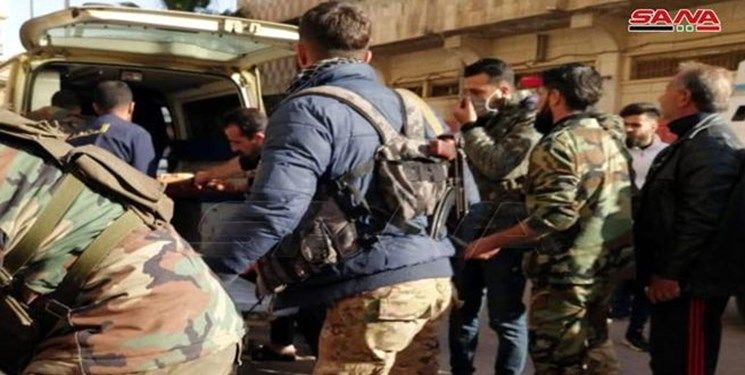 حمله تروریستی به اتوبوس ارتش سوریه