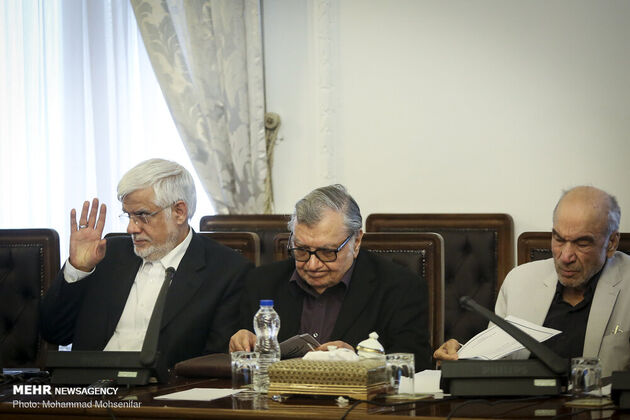 تصاویر جلسه شورای عالی انقلاب فرهنگی با حضور سران قوا