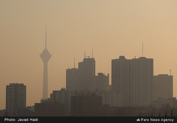 تشدید آلودگی هوای تهران