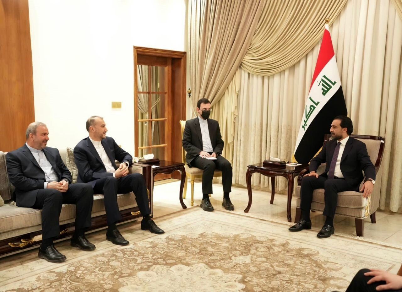 جزئیات دیدار دیپلماتیک «امیرعبداللهیان» با رئیس پارلمان عراق