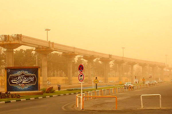 گردوغبار شدید در خوزستان