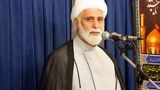 امام جمعه کیش: ملت ایران نه از کم آبی می‌ترسد و نه از تهدید و تحریک هراس دارد