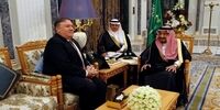 پمپئو با ملک سلمان در ریاض دیدار کرد