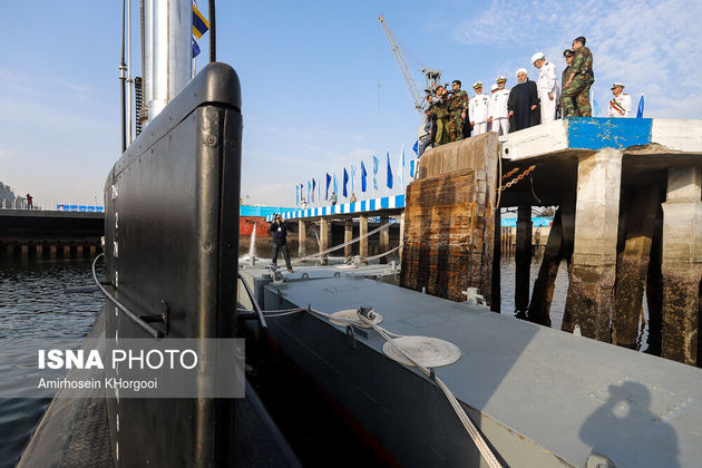 رونمایی از زیردریایی فاتح با حضور رئیس‌جمهور