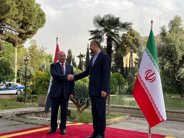 استقبال امیرعبداللهیان از وزیر امور خارجه عراق+عکس