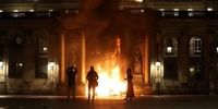 پنجشنبه سیاه در فرانسه/ شهرداری بوردو آتش گرفت