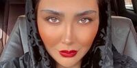 سلفی تازه مریم معصومی در ماشینش