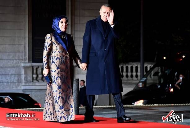 رهبران جهانی و همسرانشان در مراسم صدمین سالگرد پایان جنگ جهانی اول