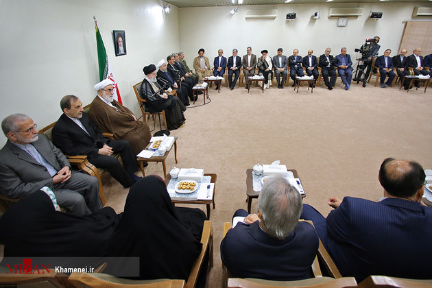 دیدار رئیس جمهور و اعضای هیات دولت دوازدهم با رهبر معظم انقلاب