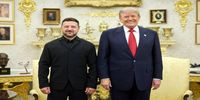 اولین عکس از دیدار ترامپ و زلنسکی در کاخ سفید