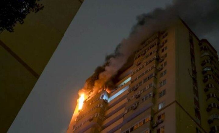 حمله پهپادی اوکراین به جنوب روسیه / یک نفتکش آتش گرفت