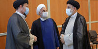 خداحافظ روحانی، سلام ابراهیم؛ تصویری از 2 رئیس جمهور ایران در کنار هم