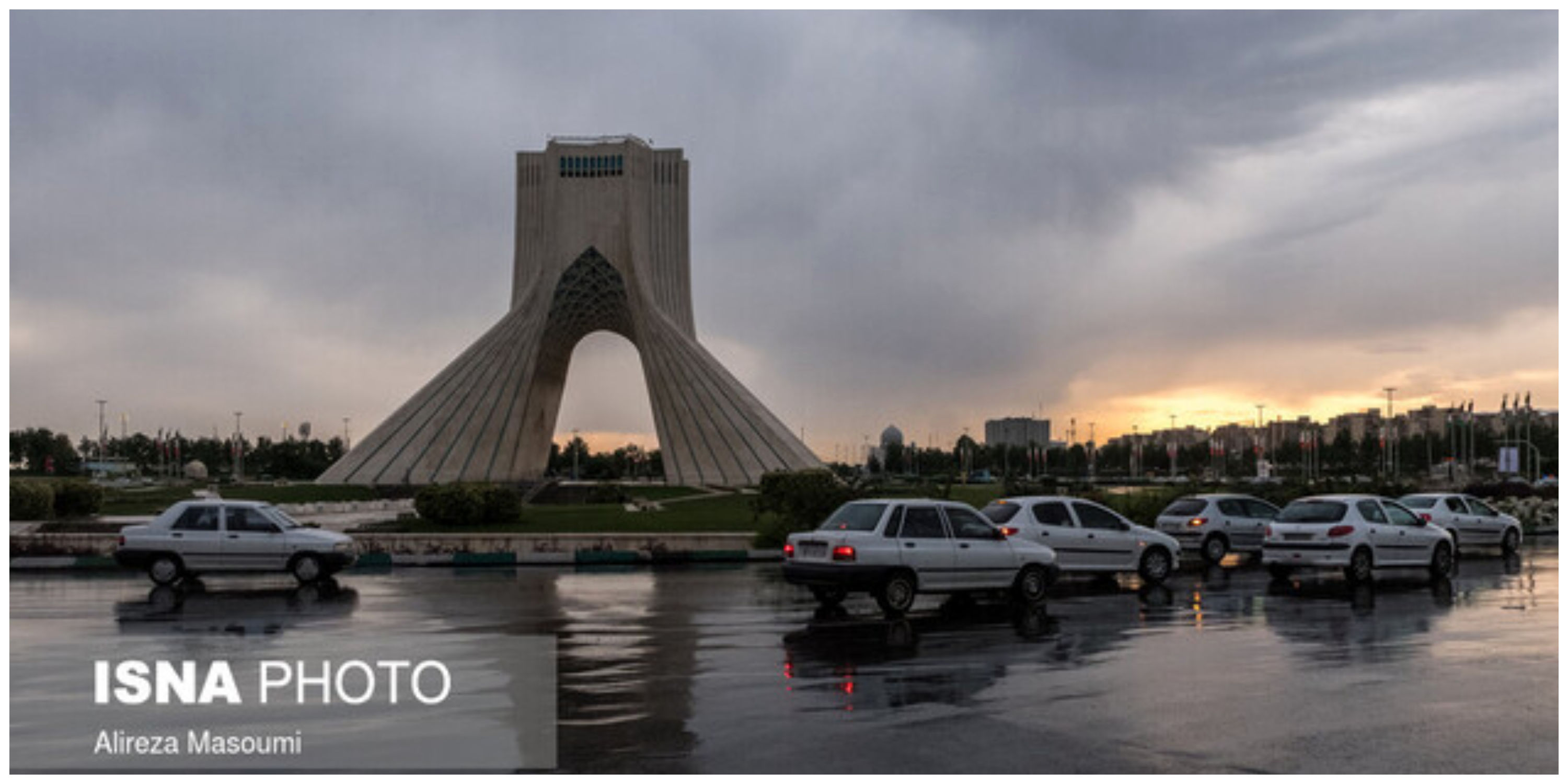 روند کاهش  بارندگی‌های تهران در نیمه اول فروردین