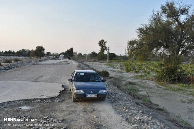 تصاویر روستای سیل‌زده زرآباد پس از فروکش سیلاب