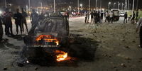تصاویر مرگبار نفتکش و اتوبوس در سنندج‎ که 13 کشته داشت