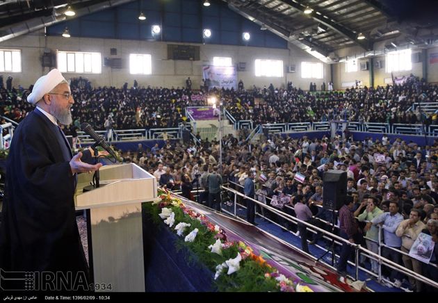کمپین انتخاباتی روحانی در کرمان