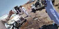 نخستین عکس از تصادف مرگبار ظهر امروز زاهدان با 14 کشته
