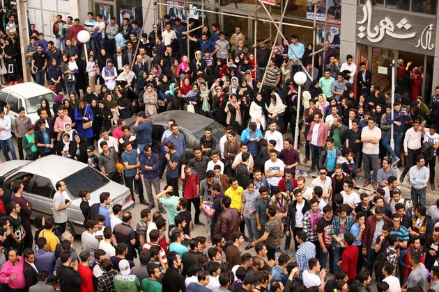 جشن و شادی مردم اردبیل برای پیروزی حسن روحانی