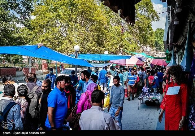 بازار عید قربان در کشمیر