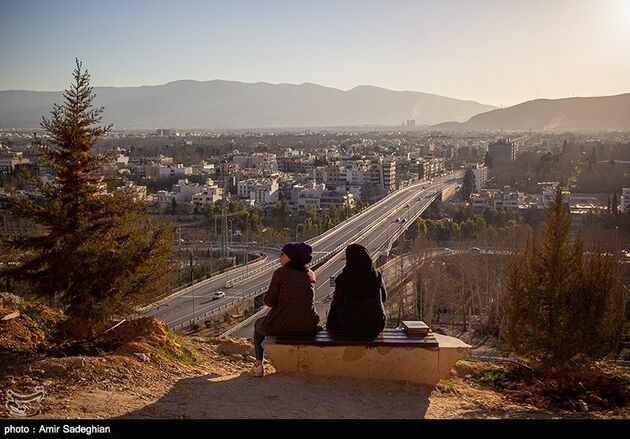 پیاده روی شیراز
