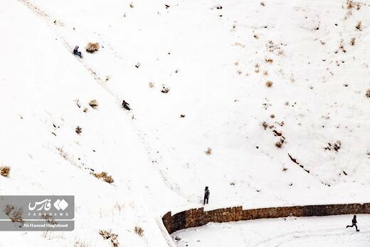 ارتش به دل برف و کولاک زد+عکس