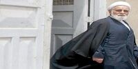 تیپ متفاوت ناطق نوری بر مزار شجریان +عکس 
