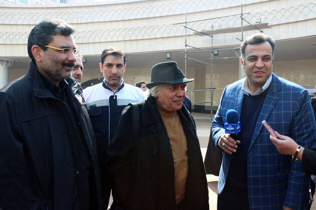بازدید هنرمندان از پروژه پلازای میدان ولیعصر (عج)