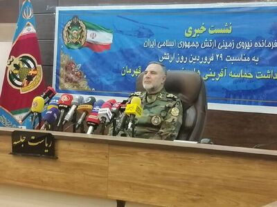 واکنش فرمانده نیروی زمینی ارتش به تهدیدهای اسرائیل 
 
