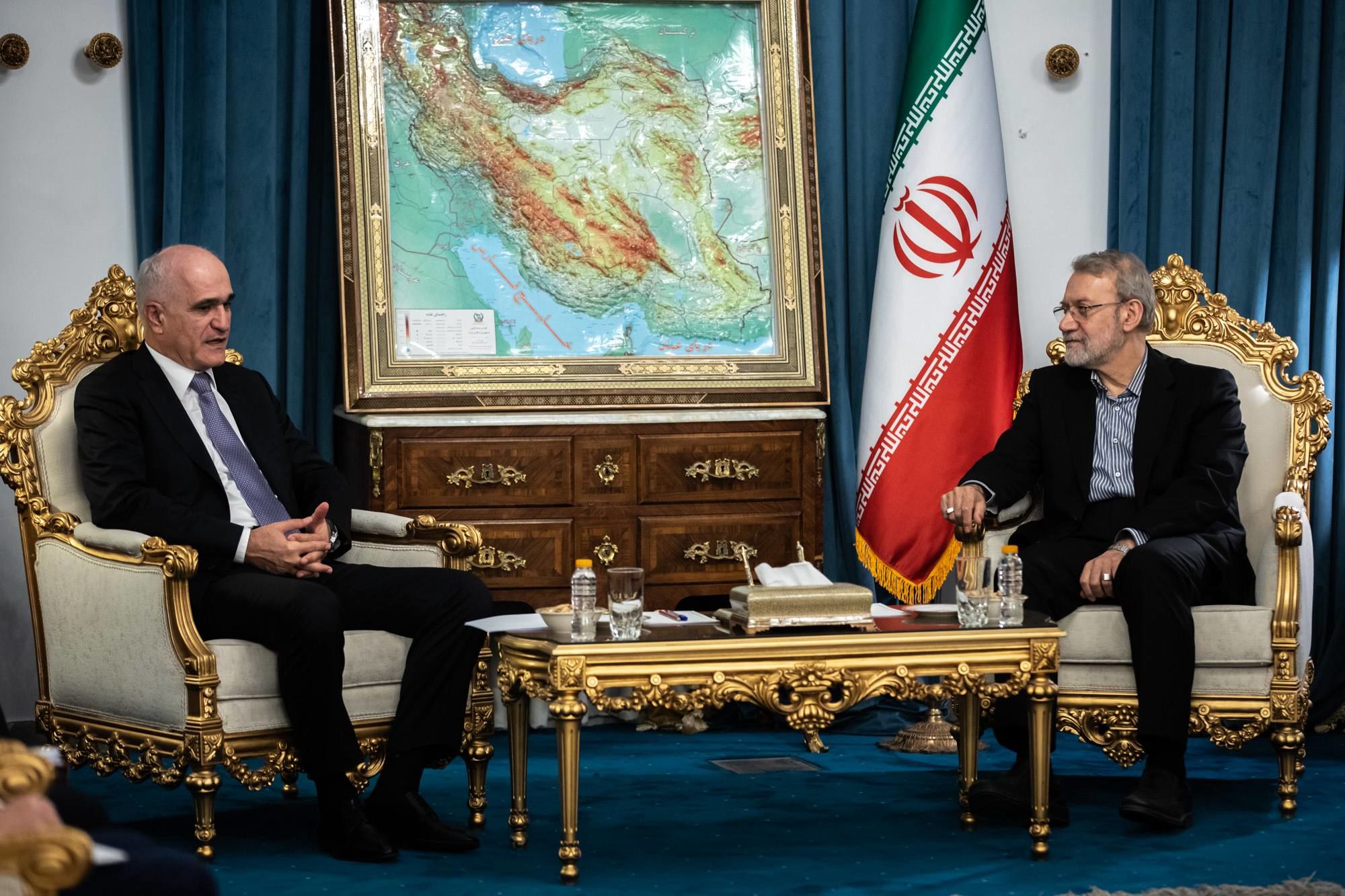 دیدار و گفتگوی علی لاریجانی با معاون نخست وزیر جمهوری آذربایجان + عکس