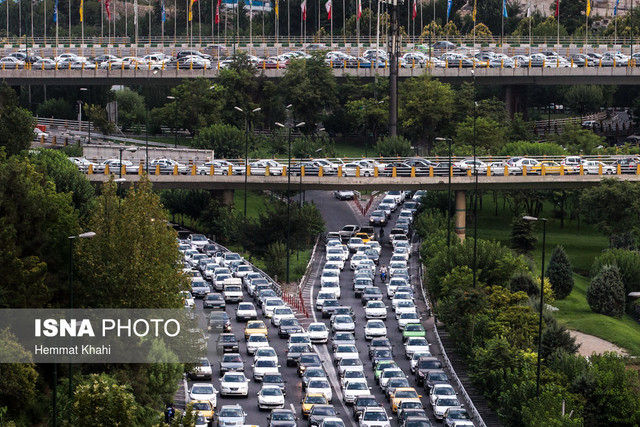  ترافیک سنگین در ۳ بزرگراه تهران
