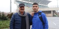 نوه بازیگر معروف در تمرینات پرسپولیس