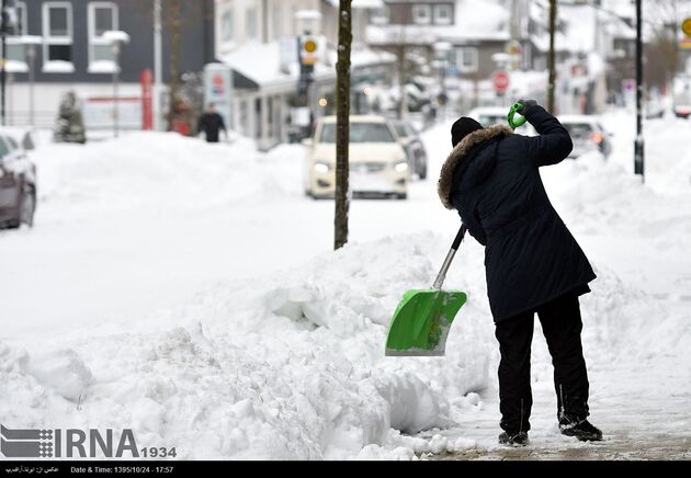 برف و یخبندان شدید در آلمان