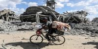 عکسی از بازگشت فلسطینی ها به غزه بعد از توافق حماس و اسرائیل