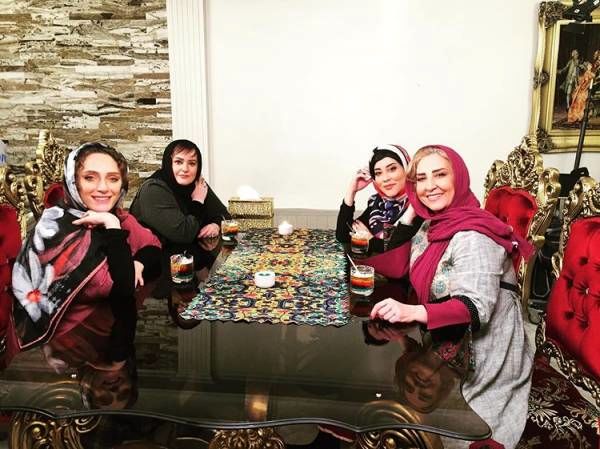 شام ایرانی در منزل آشا محرابی +عکس